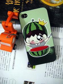 情侣吃瓜手机壳,手机壳见证爱情瞬间